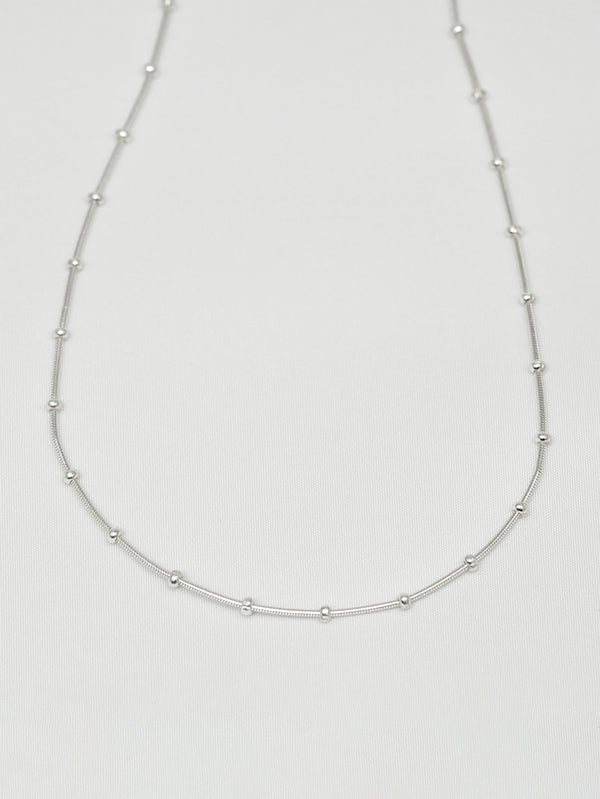 NEEDIS | Snake Studs(Satellite) Neckless SILVER925