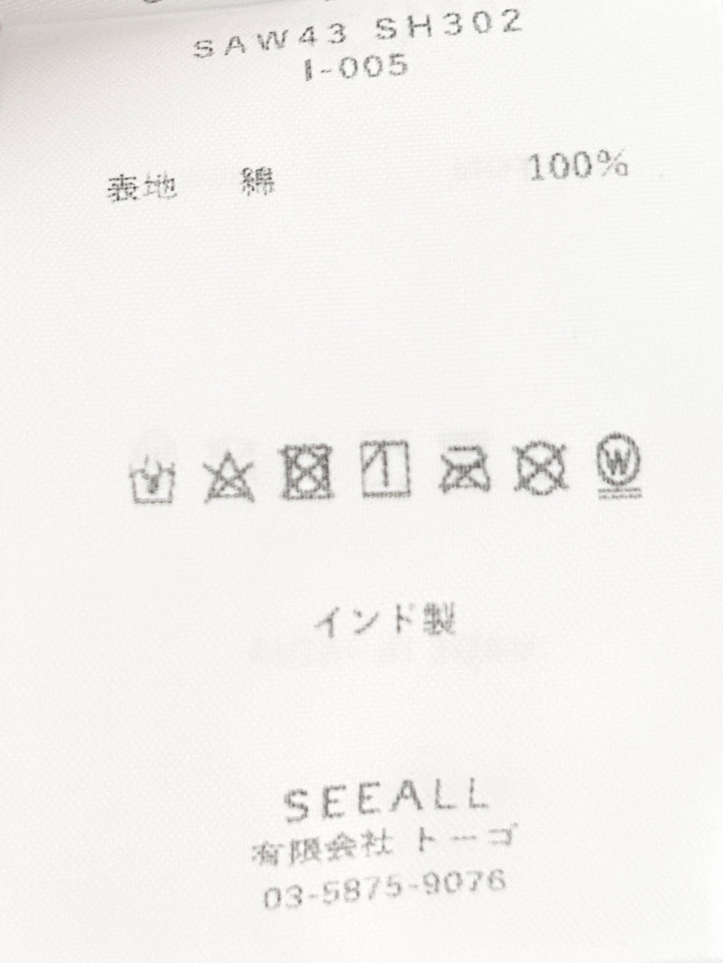 SEEALL | ブロックプリントクラシックカイトシャツ