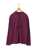 CHLOE STORA | ヘンリーネックロングTシャツ TSHIRT CACHOU