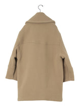 LES PRAIRIES DE PARIS | ドロップショルダーショールカラーウールコート