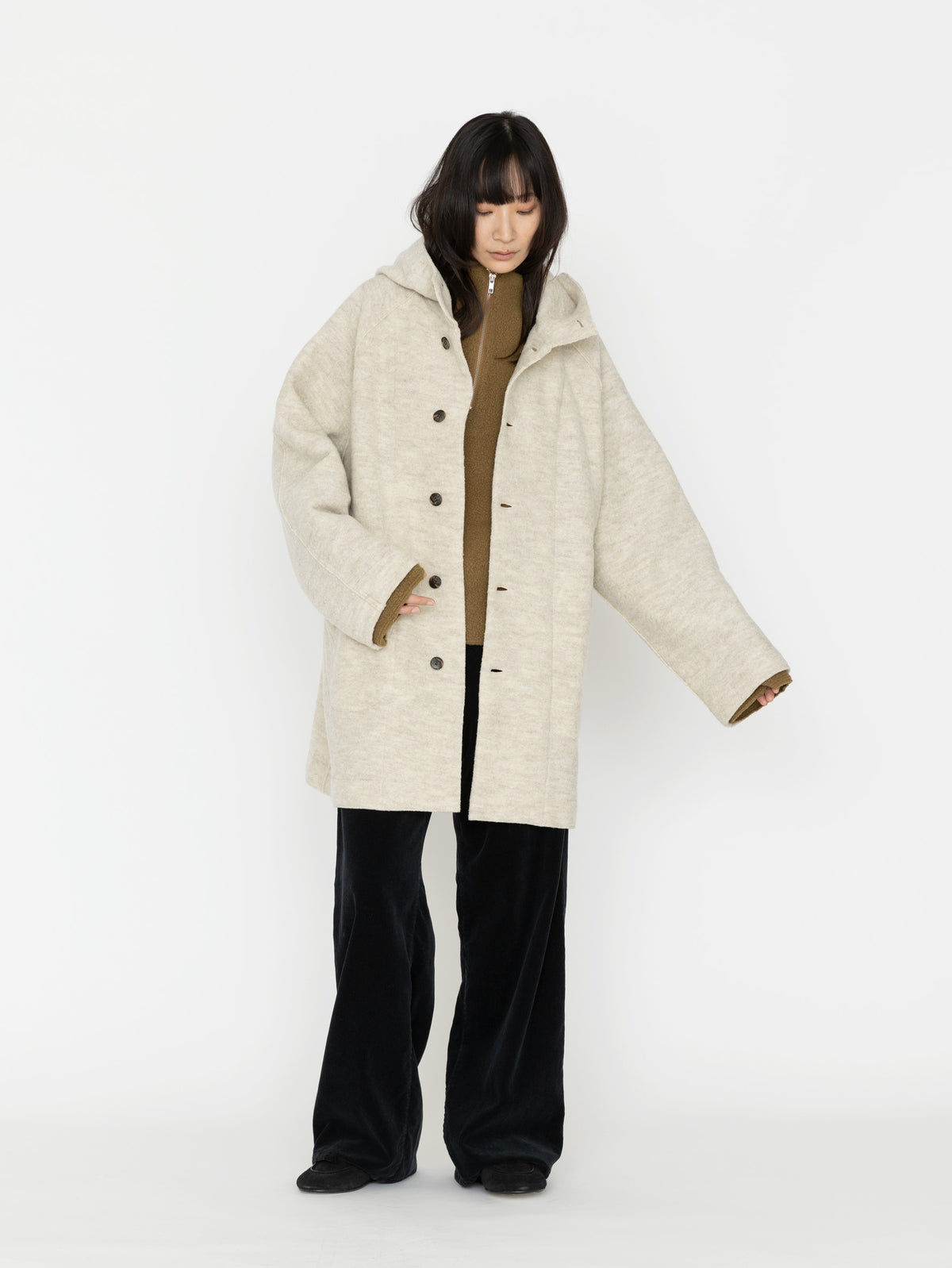 kagure | Compressed Wool Short Coat GA26430-2071110