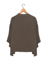 TICCA | TBFS-104 ｷｭﾌﾟﾗﾌｨﾌﾞﾘﾙTｼｬﾂﾌﾞﾗｳｽ / white , beige , khaki（色別注）