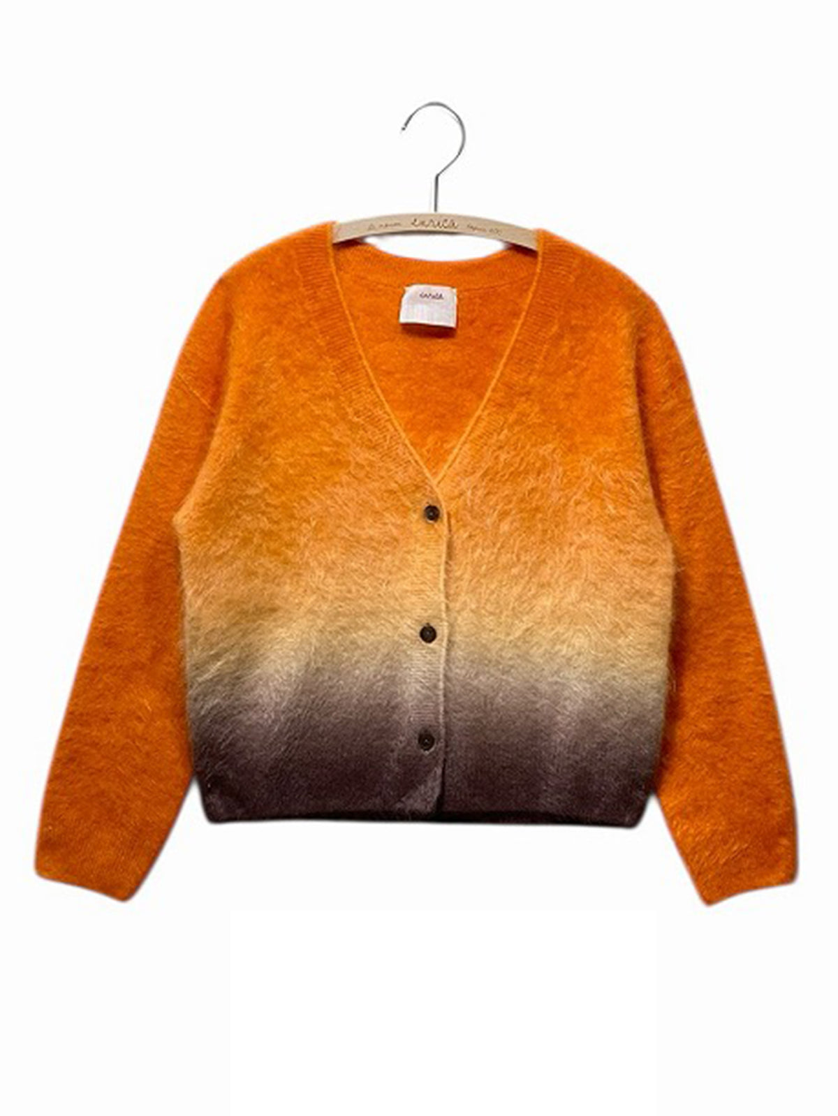 enrica | カシミヤシャギーグラデーションカーディガン KNIT240-1
