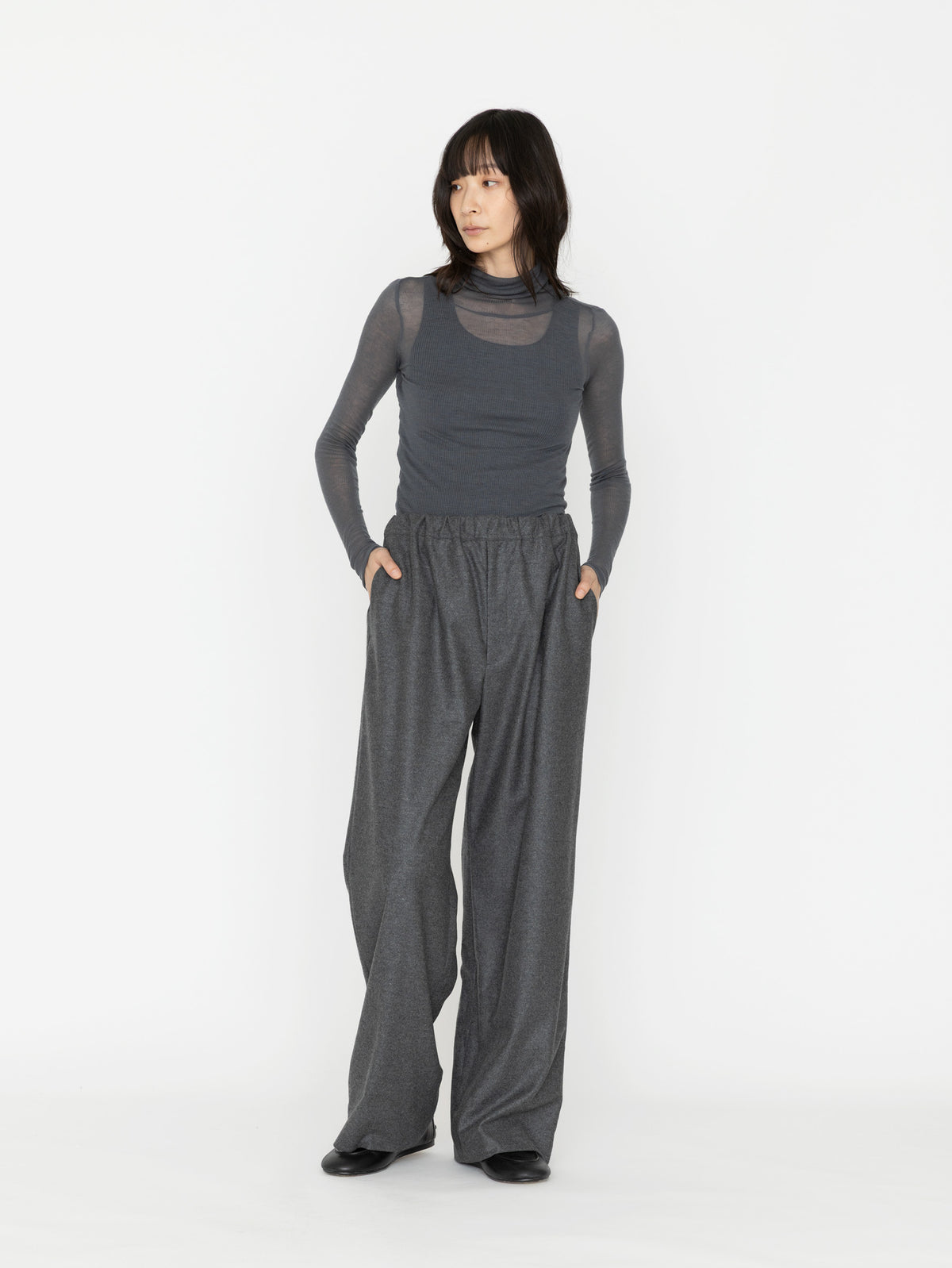 BOWTE | EXTRA FINE COLLAGE FLANNEL RELAXING PANTS 262-04-0005