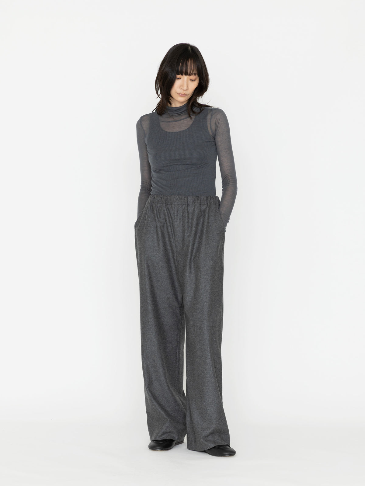 BOWTE | EXTRA FINE COLLAGE FLANNEL RELAXING PANTS 262-04-0005