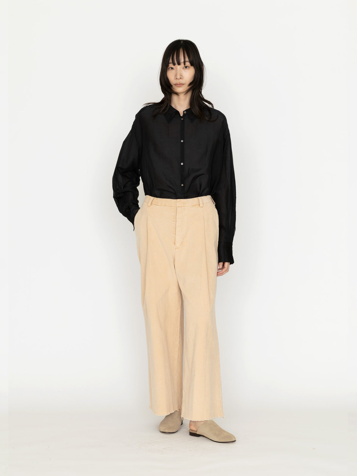 enrica | コットンシルクパンツ PANTS159-21