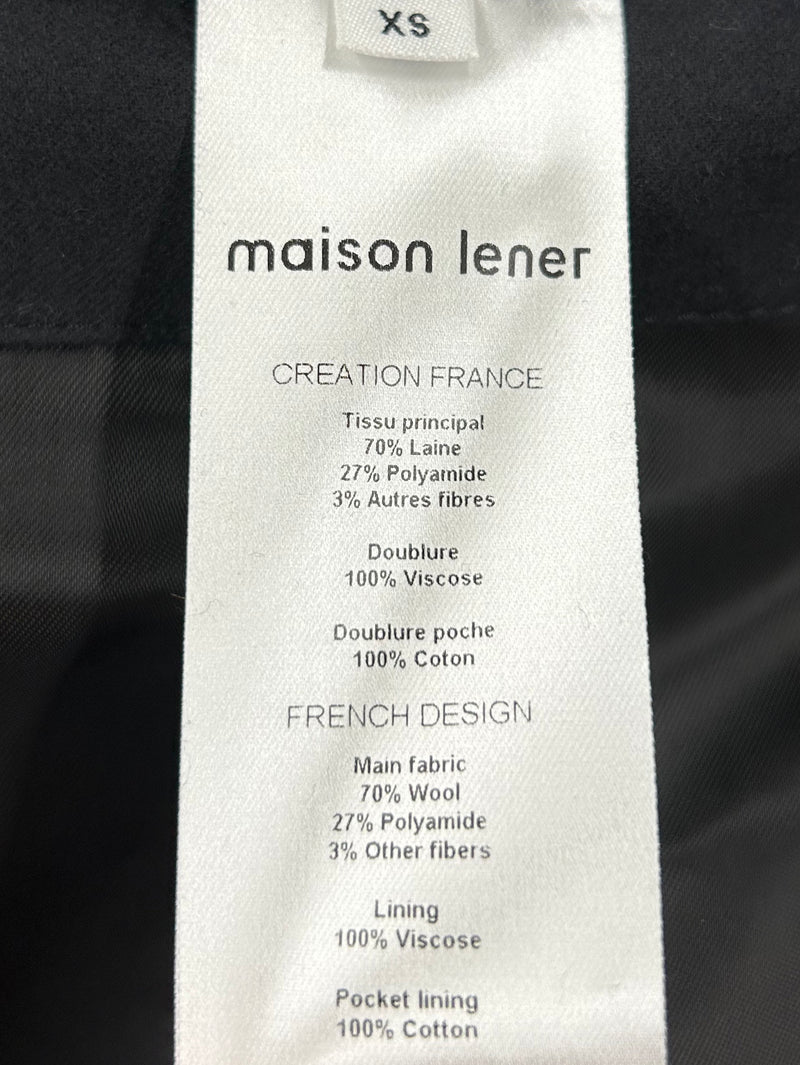 MAISON LENER |  チェックウールコート VAGUE ML-A7MF2906