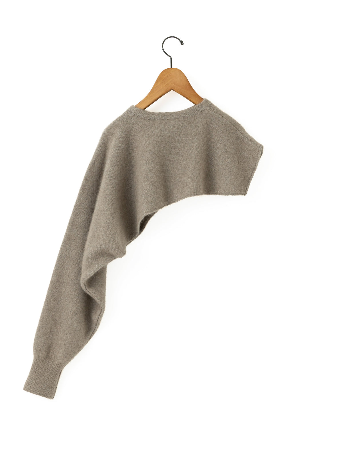 enrica | チャイニーズラクーン混片袖スリーブマフラー KNIT296