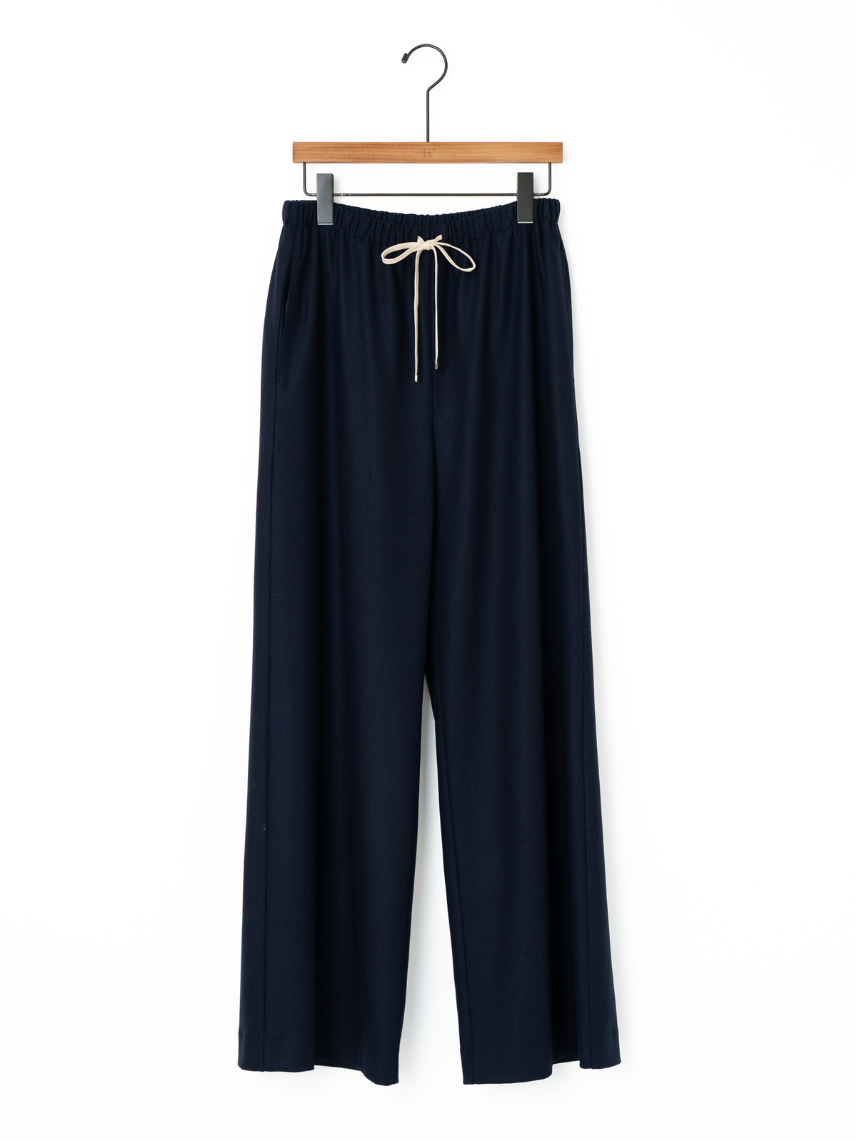 GGG | Super 160's Wool Flannel Jersey Drawstring Easy Pants 02-01-1982