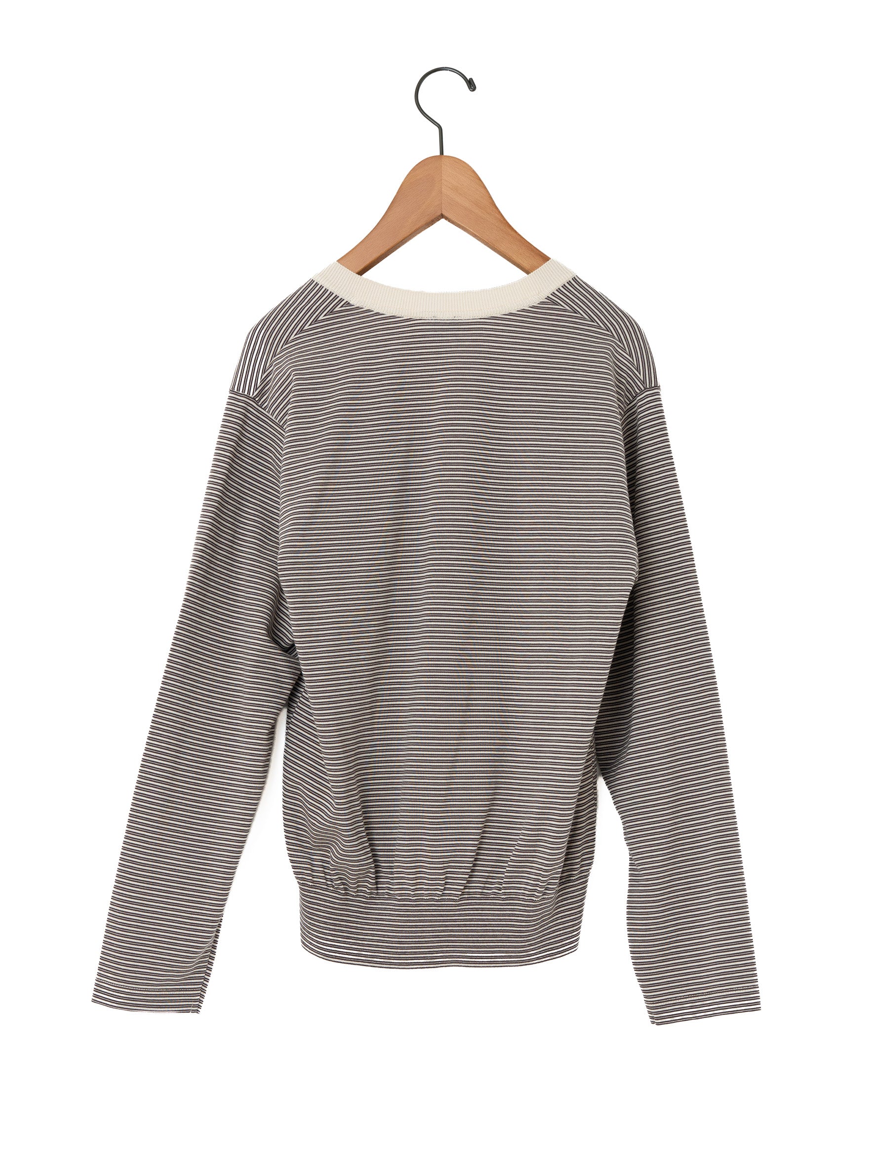BATONER | BLOWSING V NECK LONG SLEEVE T-SHIRT BN-26FL-005