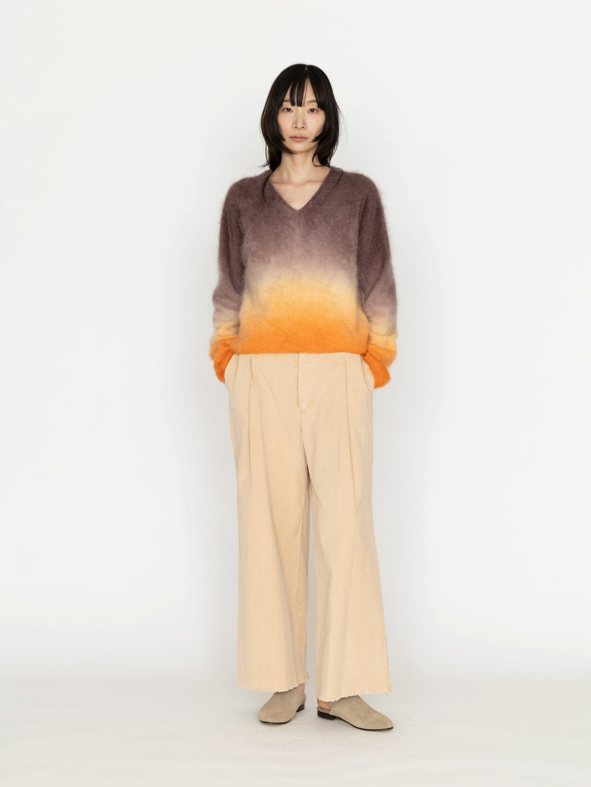 enrica | カシミヤシャギーグラデーションニット KNIT275-1