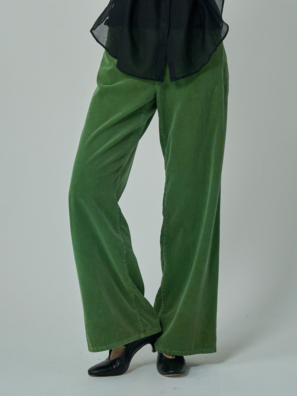 BOWTE | FINX CORDUROY PIECE DYED WIDE PANTS 262-04-0002