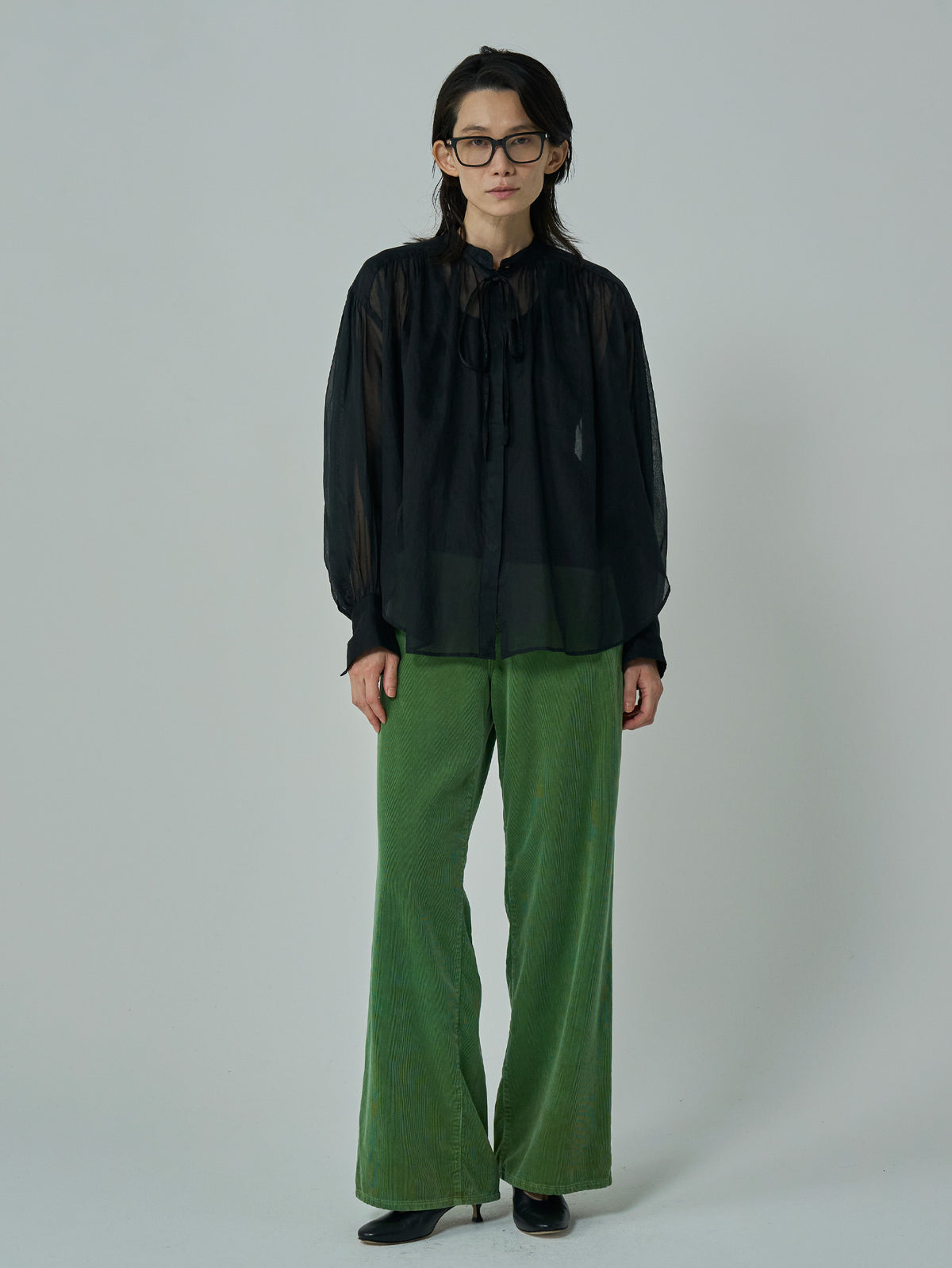 BOWTE | FINX CORDUROY PIECE DYED WIDE PANTS 262-04-0002