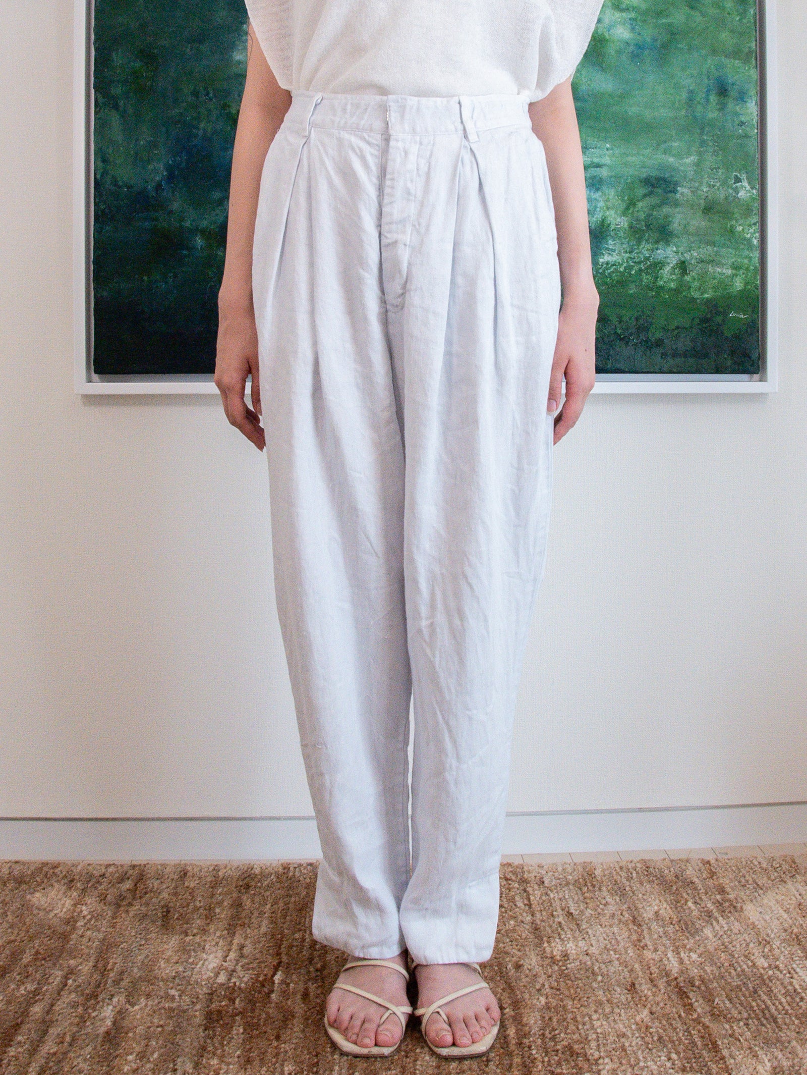 enrica | リネンパンツ PANTS 155-21 – H+HELIOTROPE