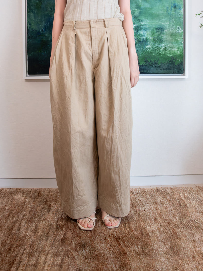enrica | BAGGASE ワイドパンツ PANTS 157 – H+HELIOTROPE