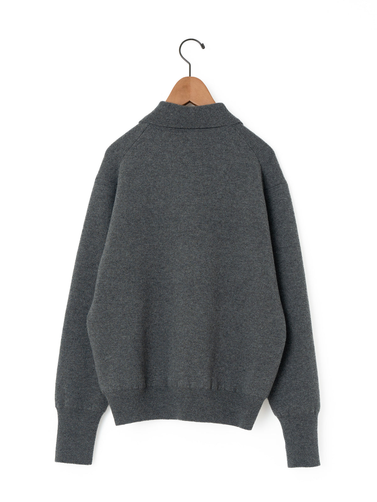 BOWTE | WOOL CASHMERE MELANGE POLO KNIT 262-03-0004