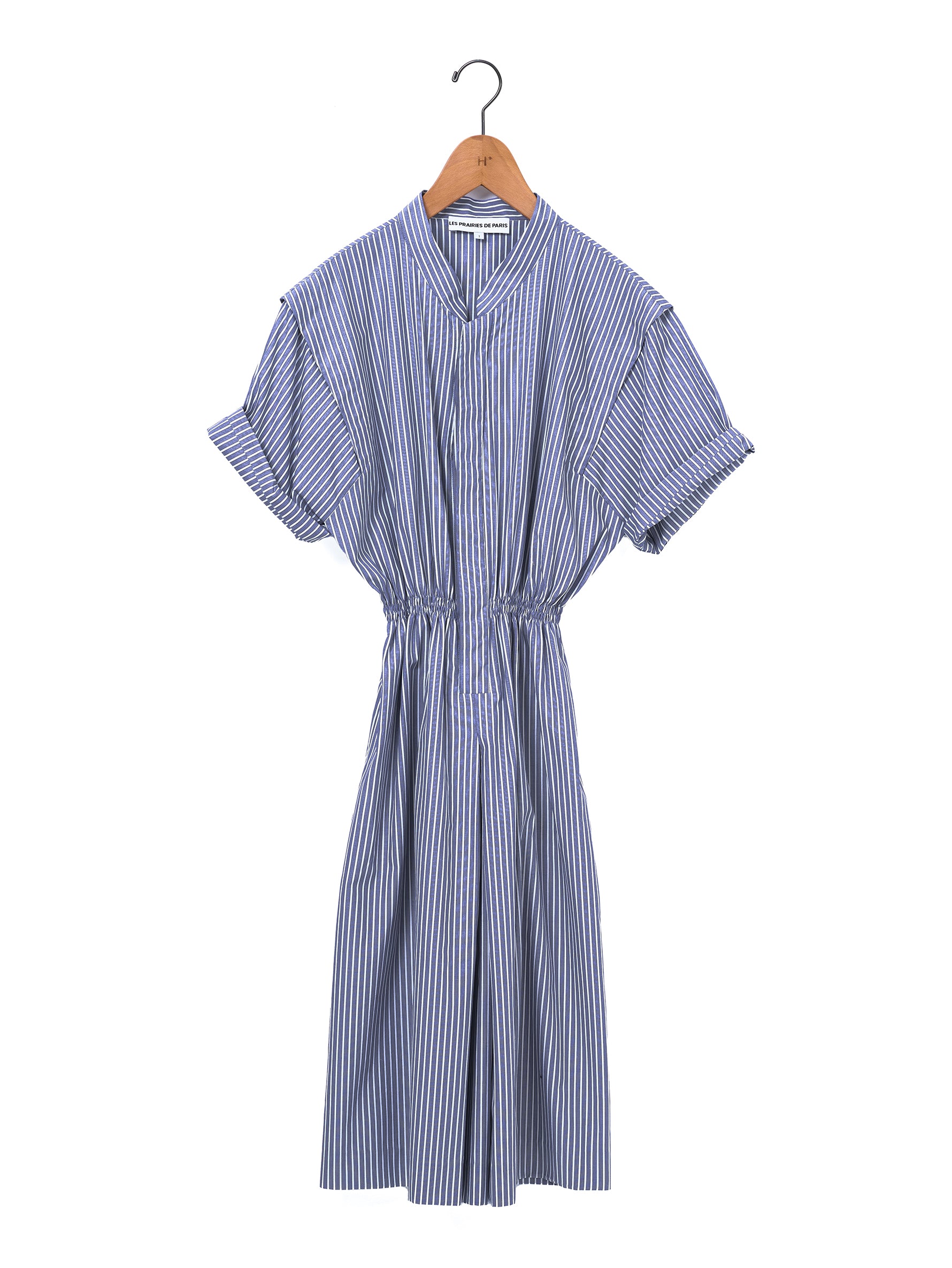 LES PRAIRIES DE PARIS |  ROBE JACQUOT-ROMAストライプワンピース