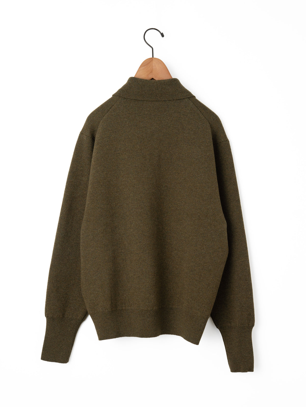 BOWTE | WOOL CASHMERE MELANGE POLO KNIT 262-03-0004