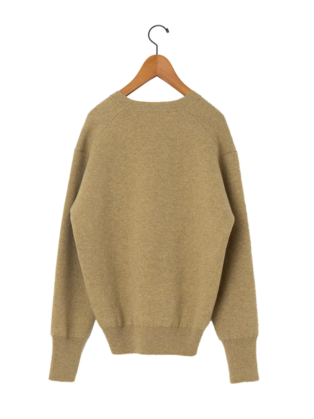 BOWTE | WOOL CASHMERE MELANGE BOW TIE V NECK KNIT 262-03-0005