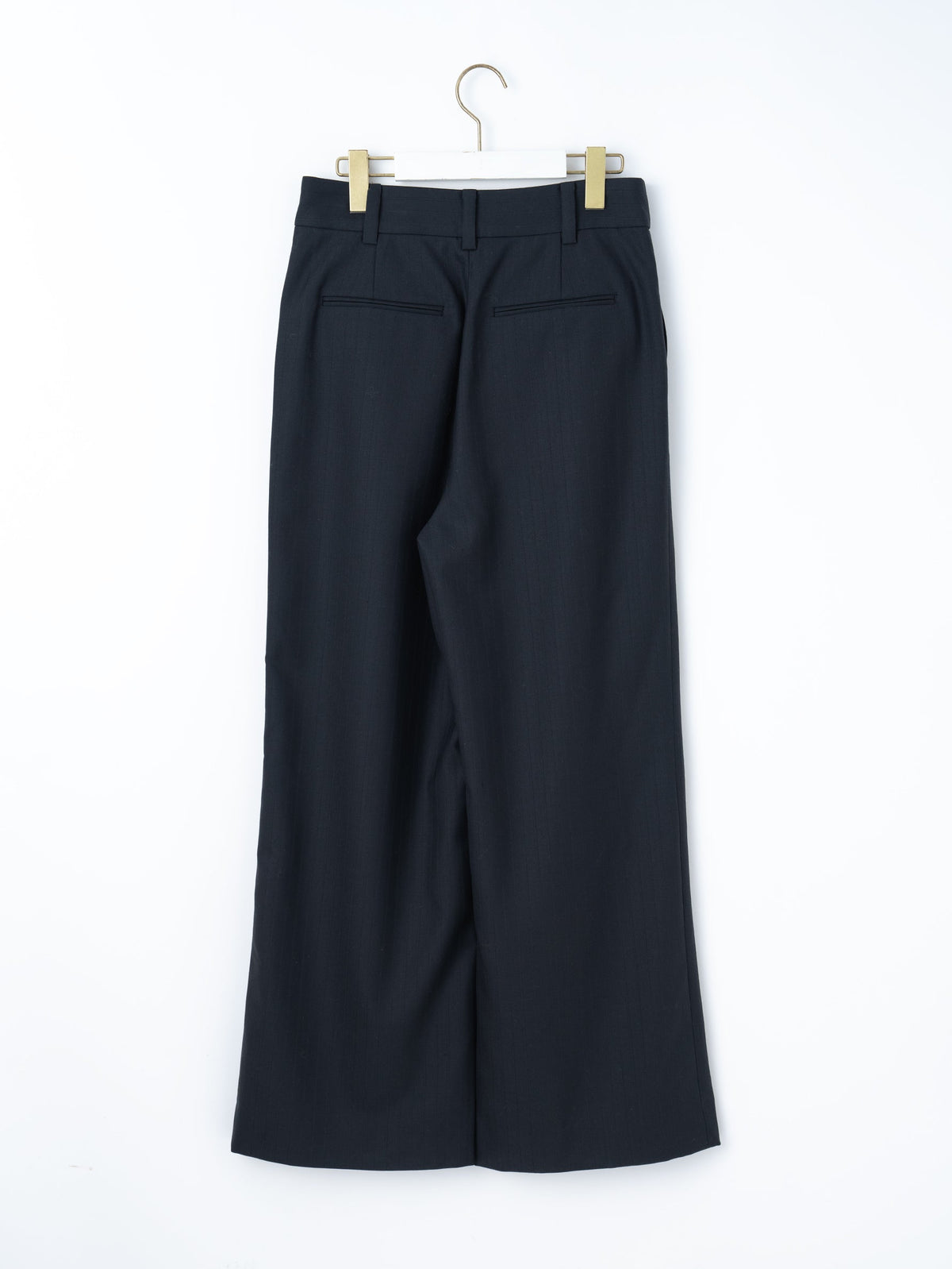 TICCA | ウールストライプワイドパンツ TBFA-332