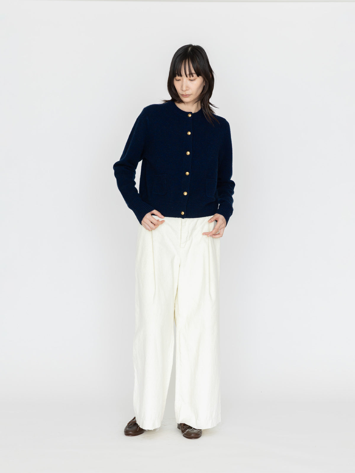 TICCA | ヤククルーネックカーディガンHTSP TBFA-606 (別注・直営店限定)