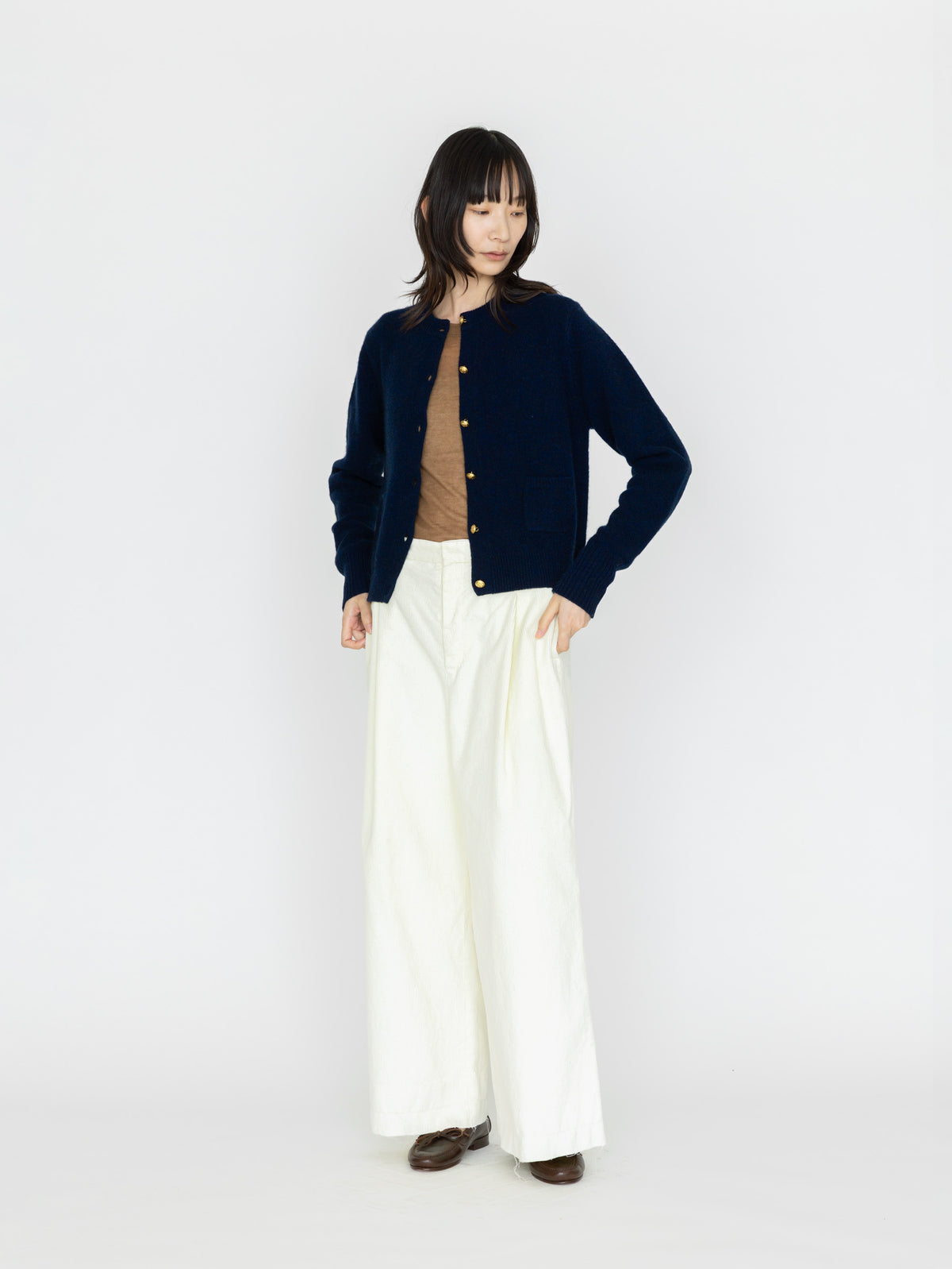 TICCA | ヤククルーネックカーディガンHTSP TBFA-606 (別注・直営店限定)