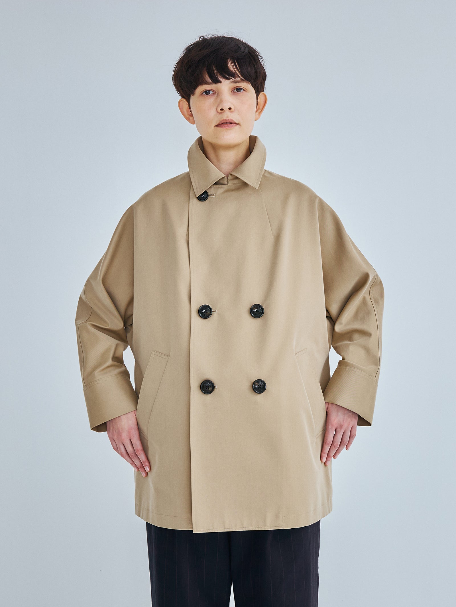 TICCA | miniテントトレンチコート TBFS-162ベージュ、カーキ