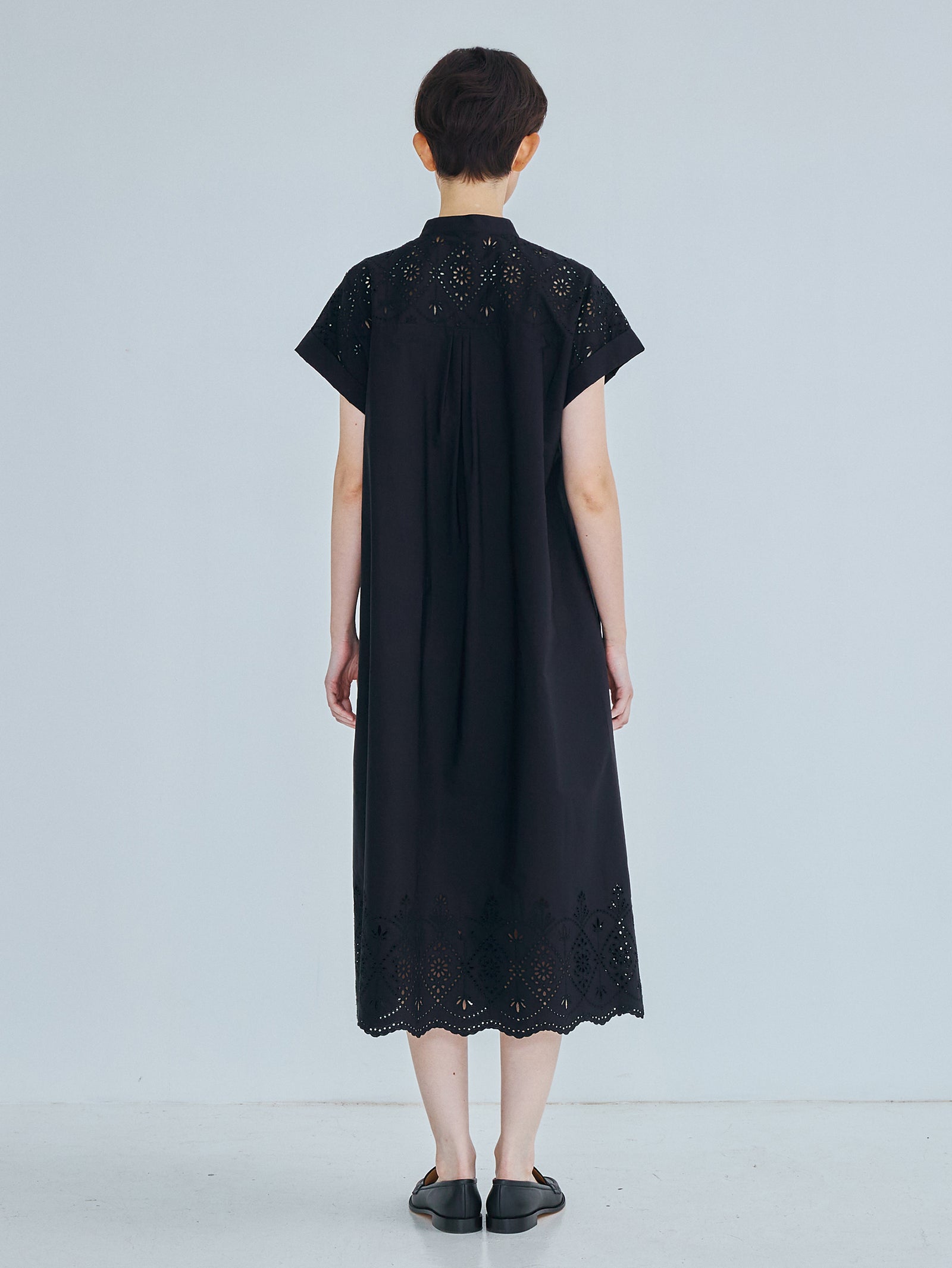 TICCA |TBFS-123 ﾚｰｽﾌﾚﾝﾁﾜﾝﾋﾟｰｽ / navy , khaki（色別注） – H+HELIOTROPE