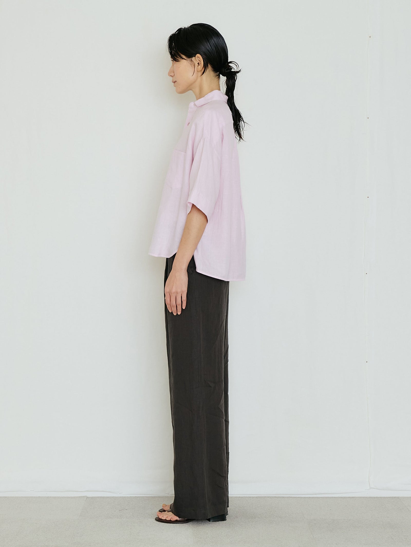 TICCA | リネン半袖シャツ TBFS-404 – H+HELIOTROPE