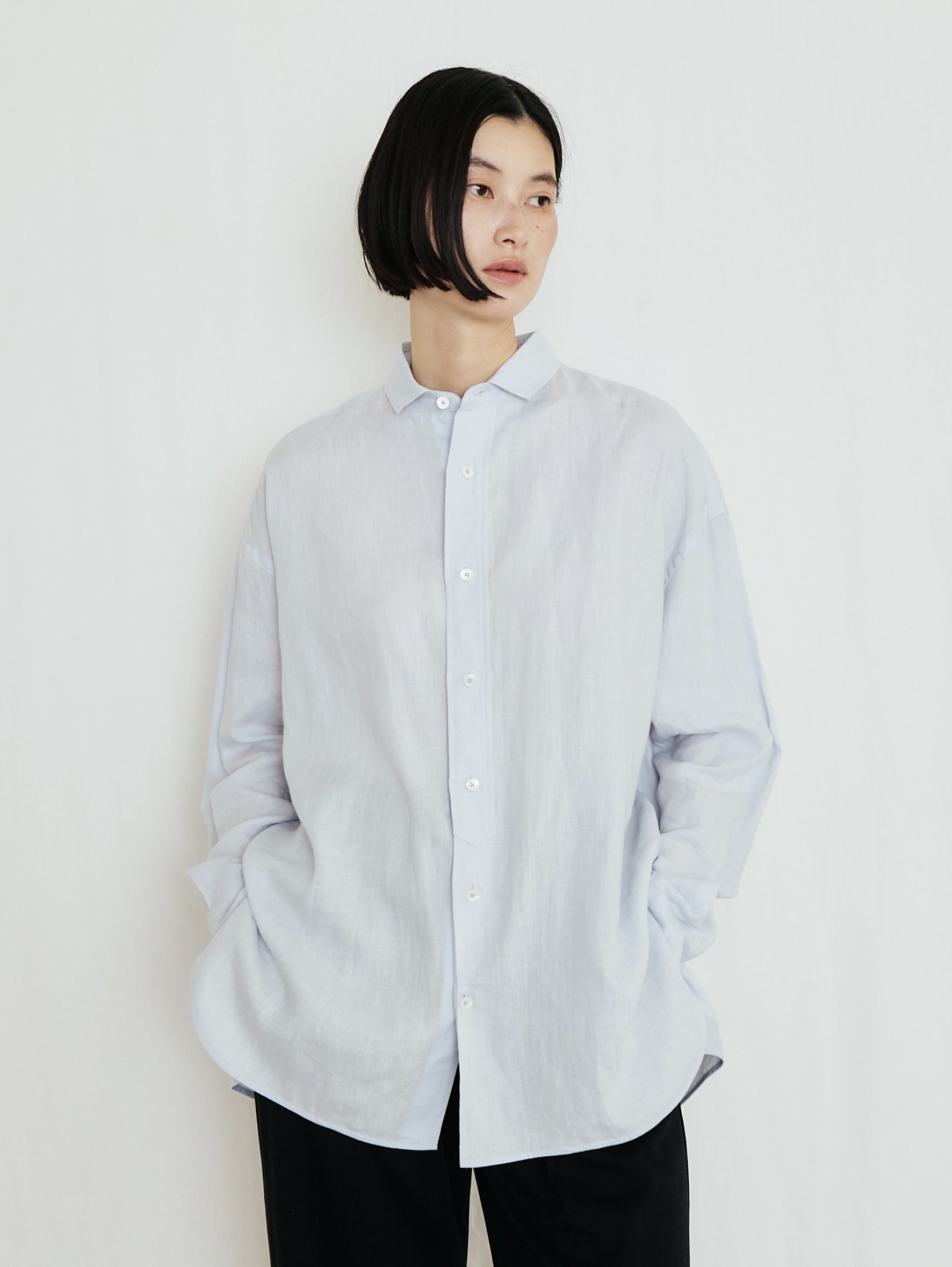 TICCA | リネンスクエアビッグシャツuni TBFS-402