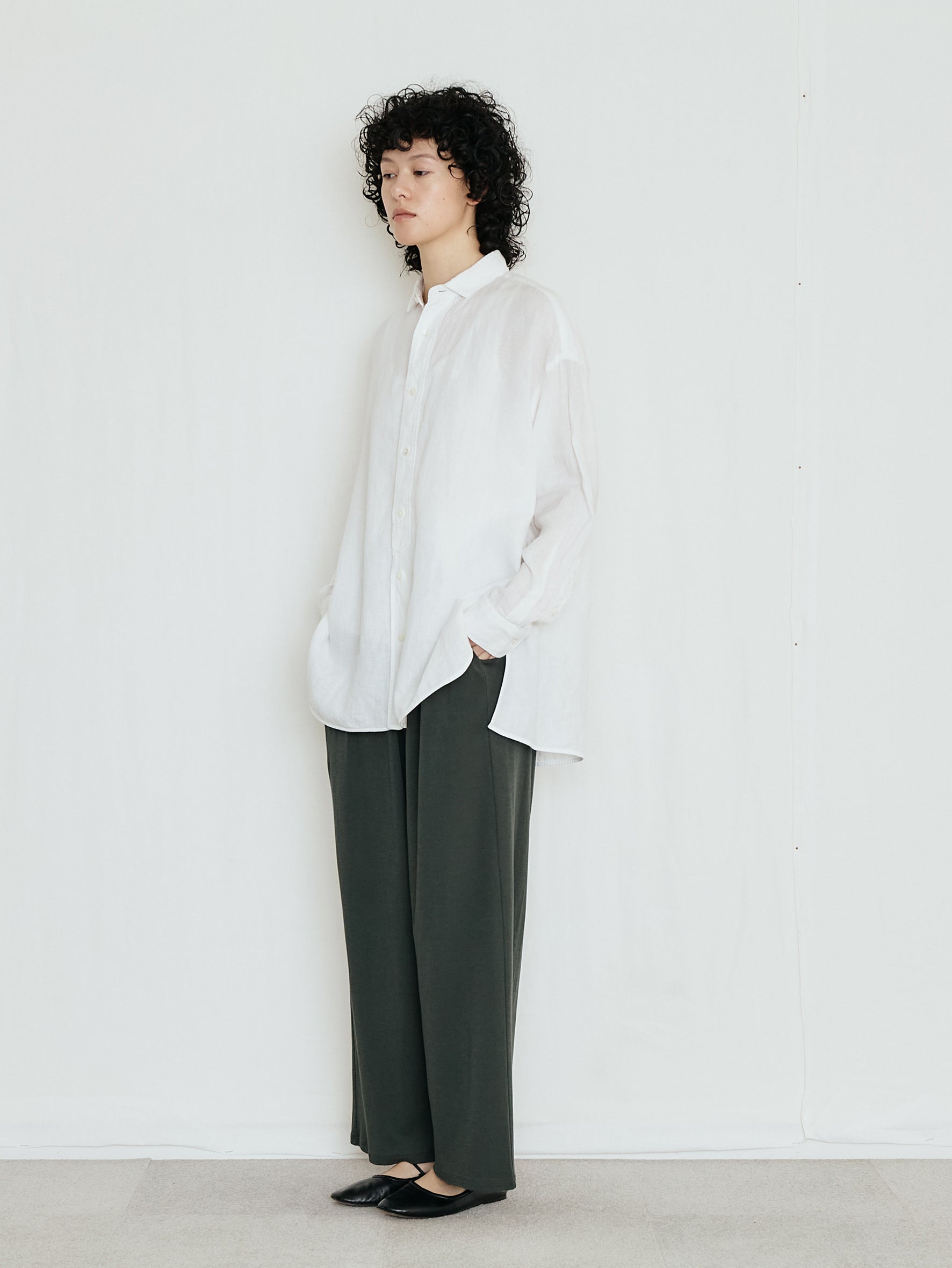 TICCA | リネンスクエアビッグシャツuni TBFS-402