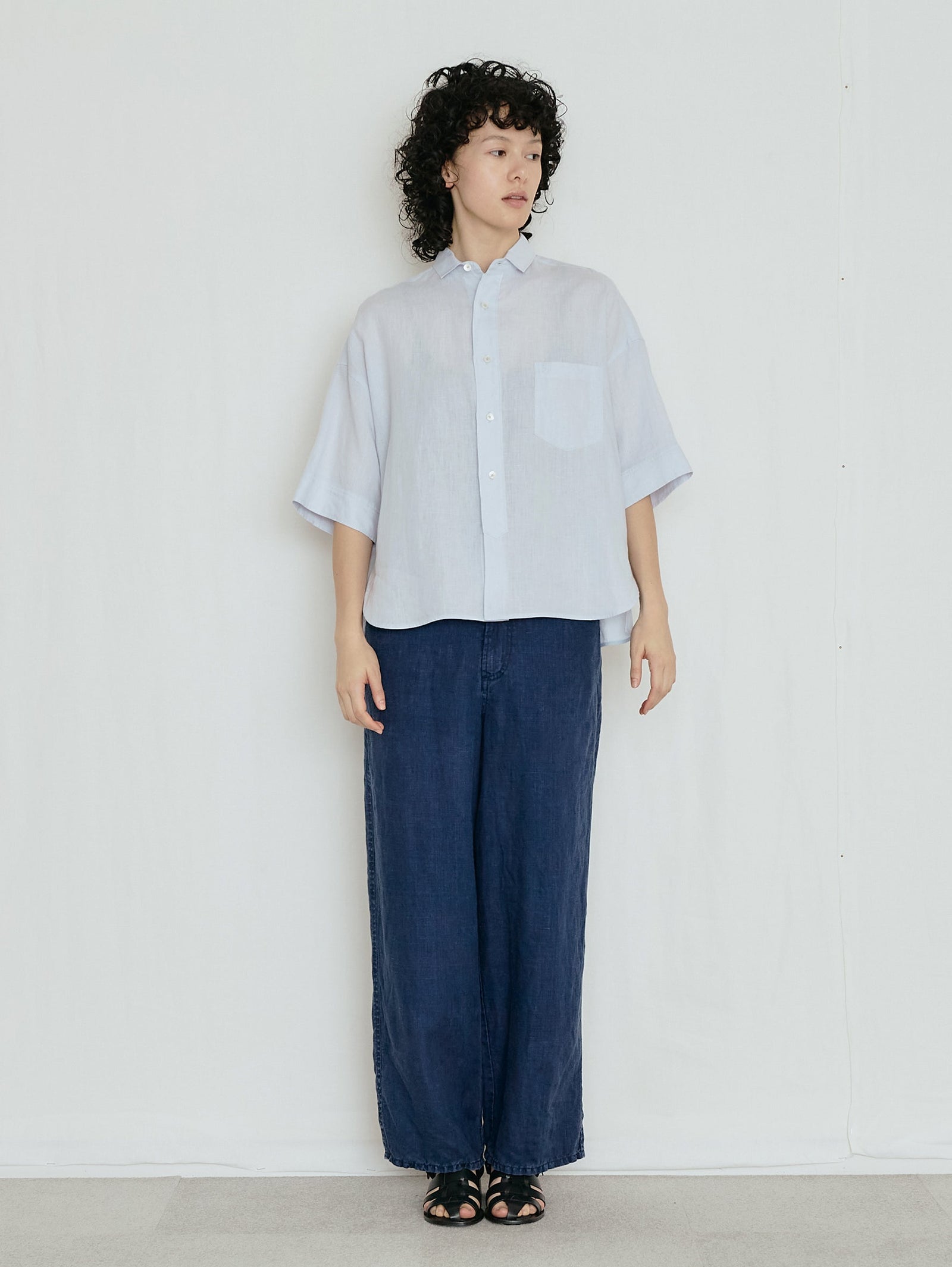 TICCA | リネン半袖シャツ TBFS-404 – H+HELIOTROPE