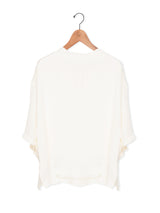 TICCA | TBFS-104 ｷｭﾌﾟﾗﾌｨﾌﾞﾘﾙTｼｬﾂﾌﾞﾗｳｽ / white , beige , khaki（色別注）