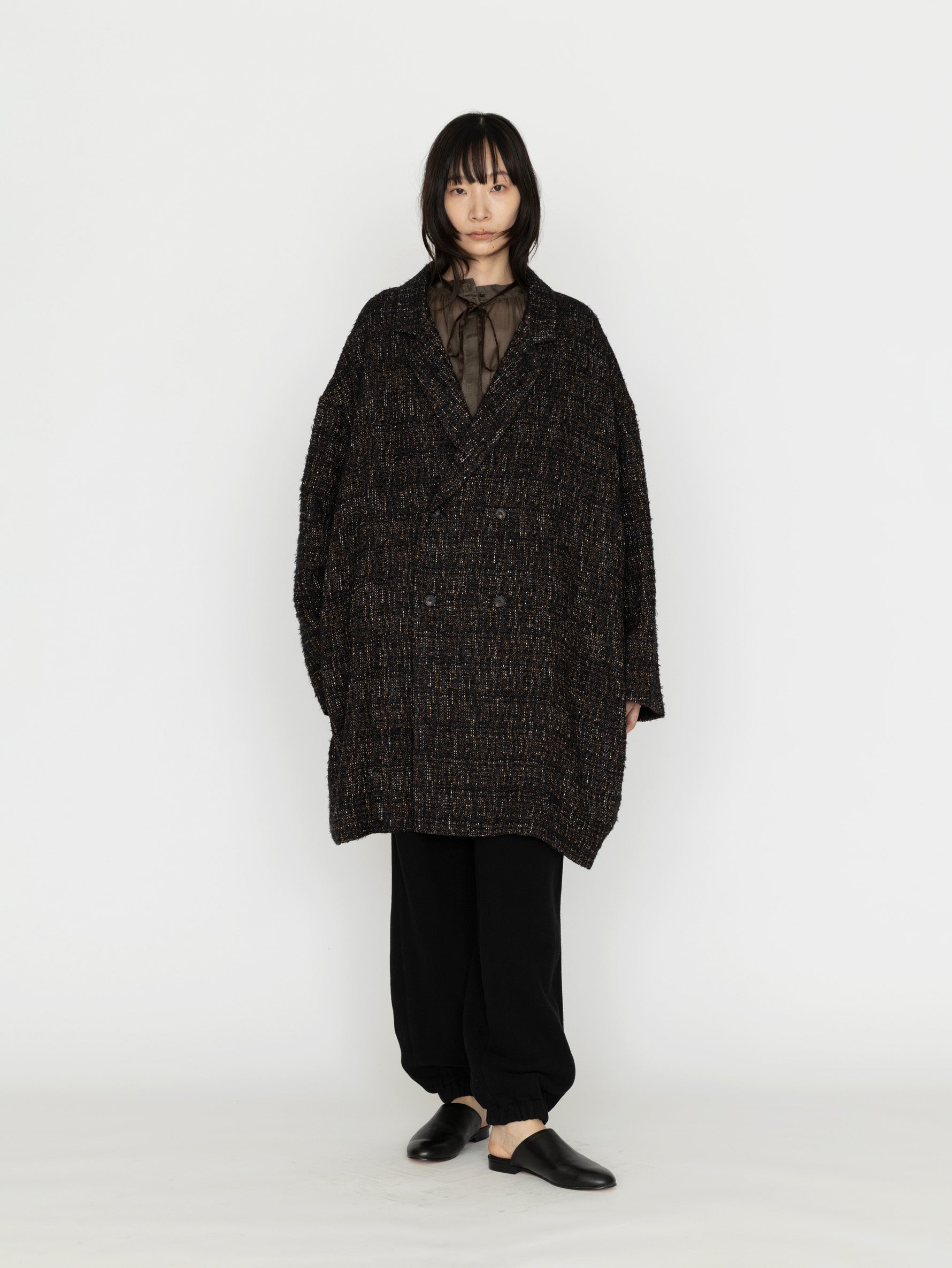 SEEALL |EXTRA OVERSIZED HALF COAT SAU61 CT182