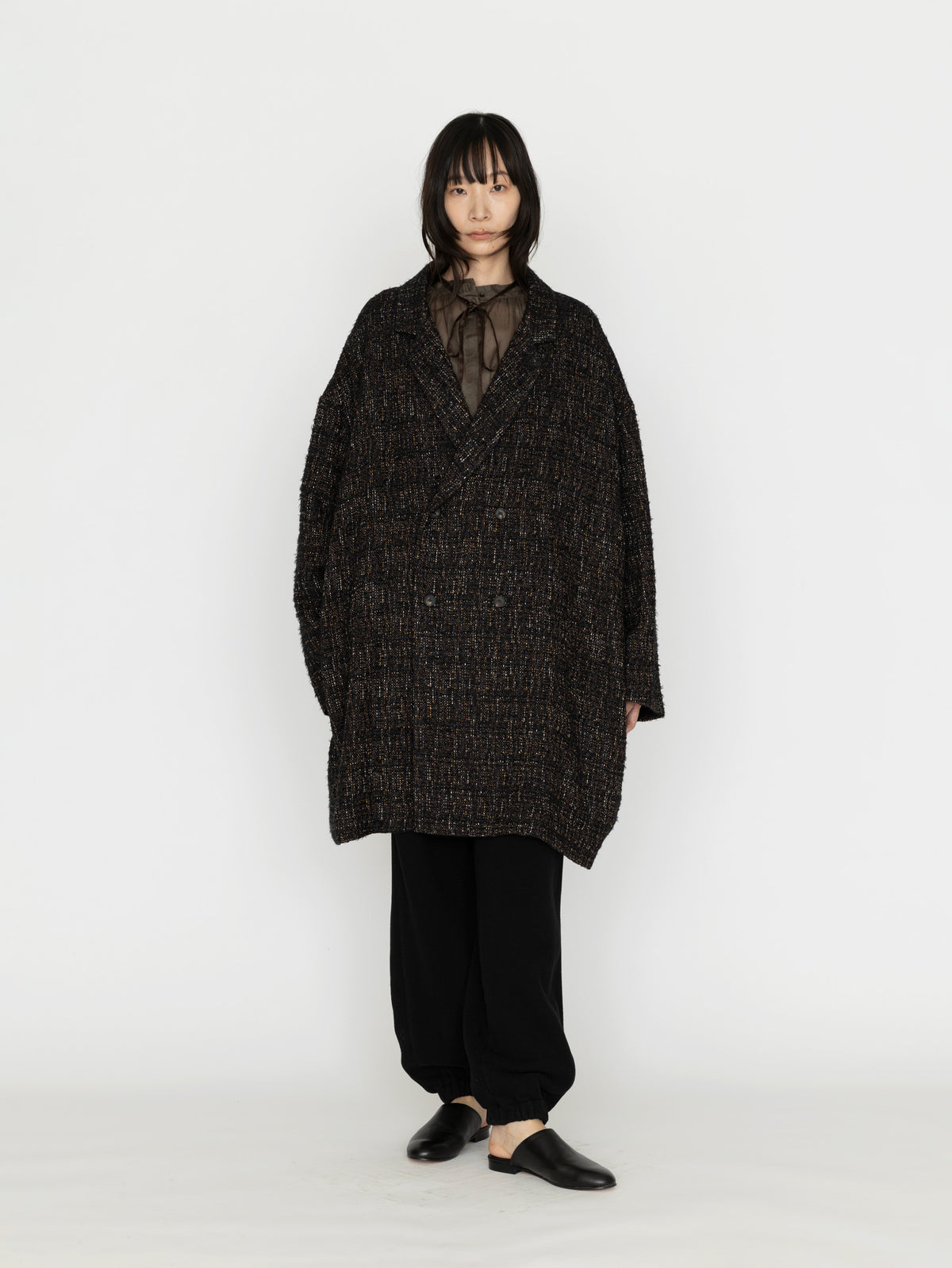 SEEALL |EXTRA OVERSIZED HALF COAT SAU61 CT182