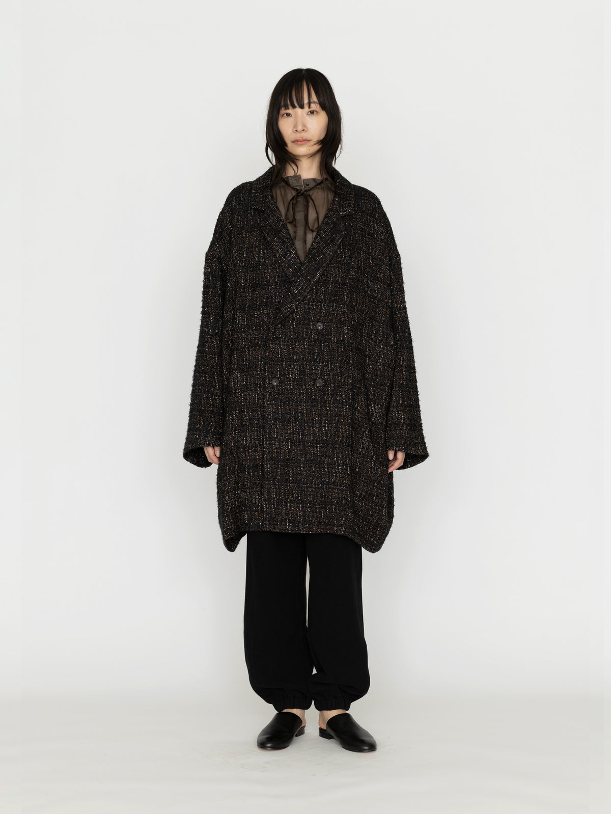 SEEALL |EXTRA OVERSIZED HALF COAT SAU61 CT182