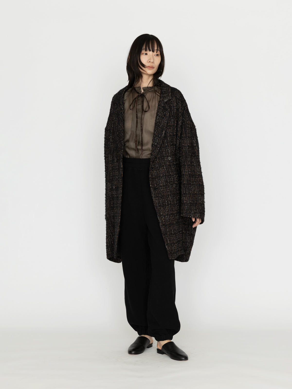 SEEALL |EXTRA OVERSIZED HALF COAT SAU61 CT182