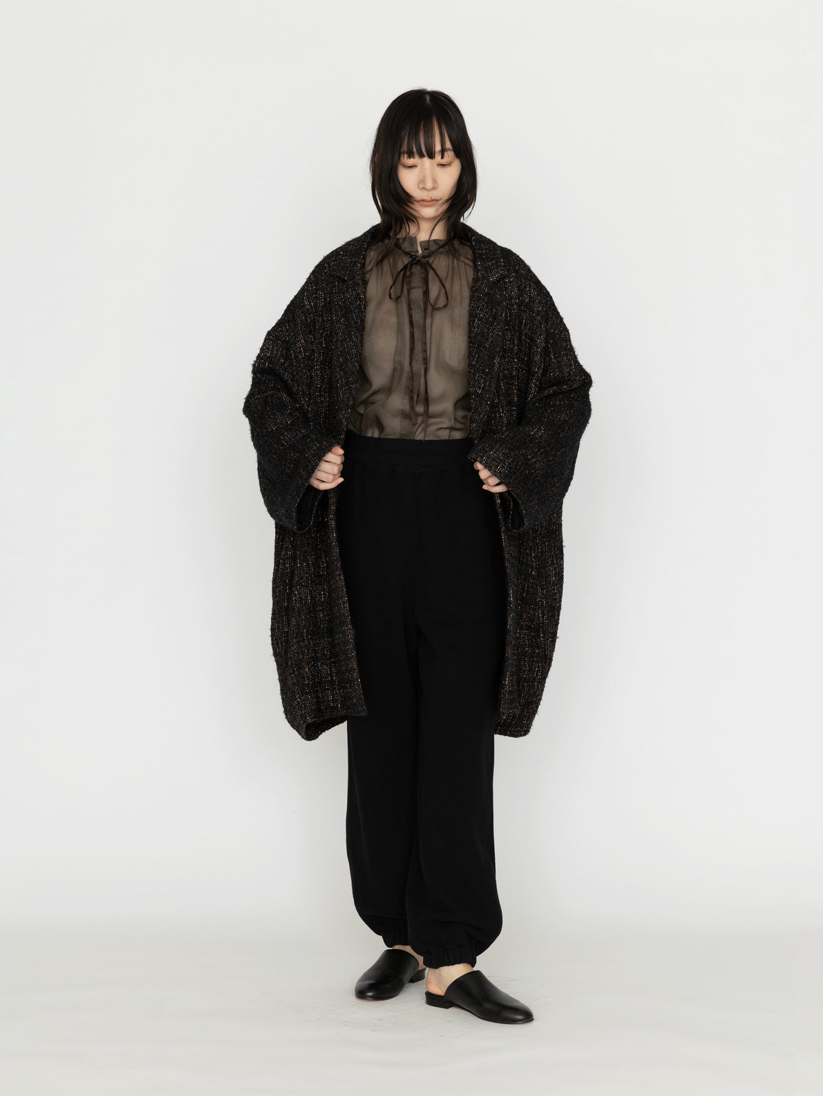 SEEALL |EXTRA OVERSIZED HALF COAT SAU61 CT182