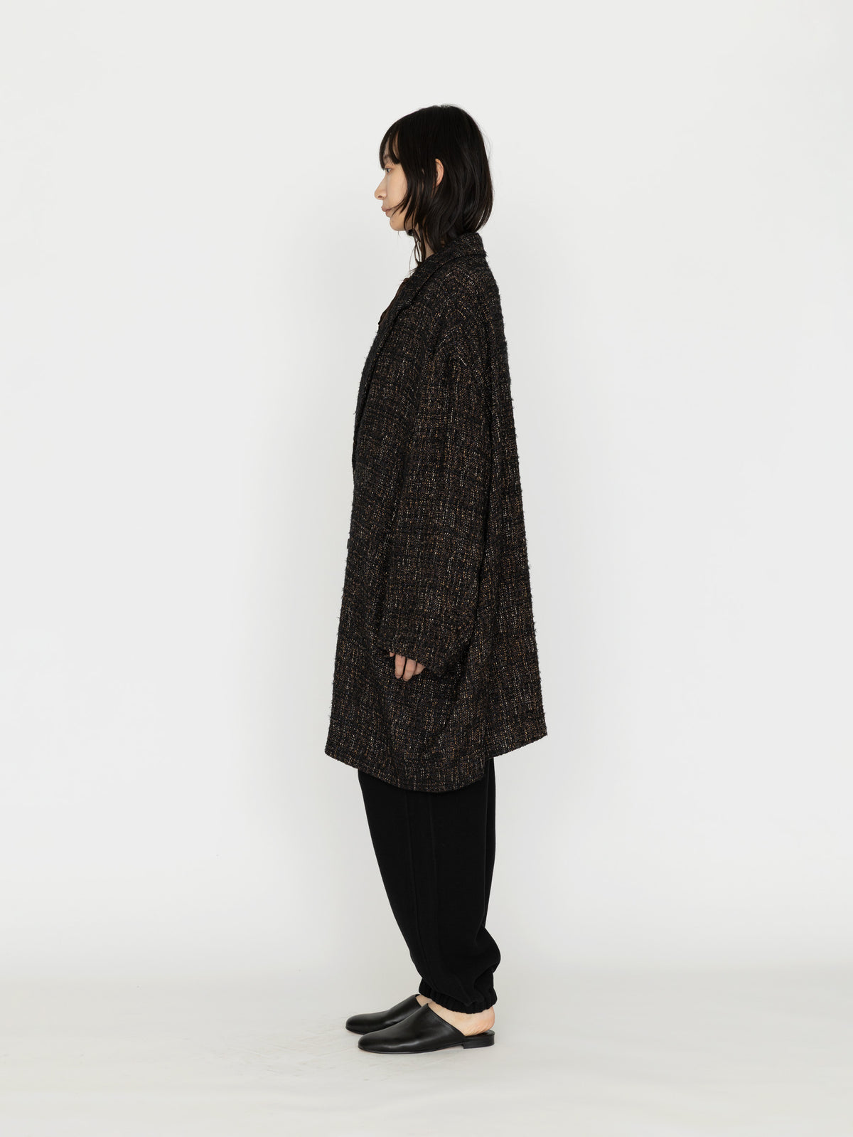 SEEALL |EXTRA OVERSIZED HALF COAT SAU61 CT182