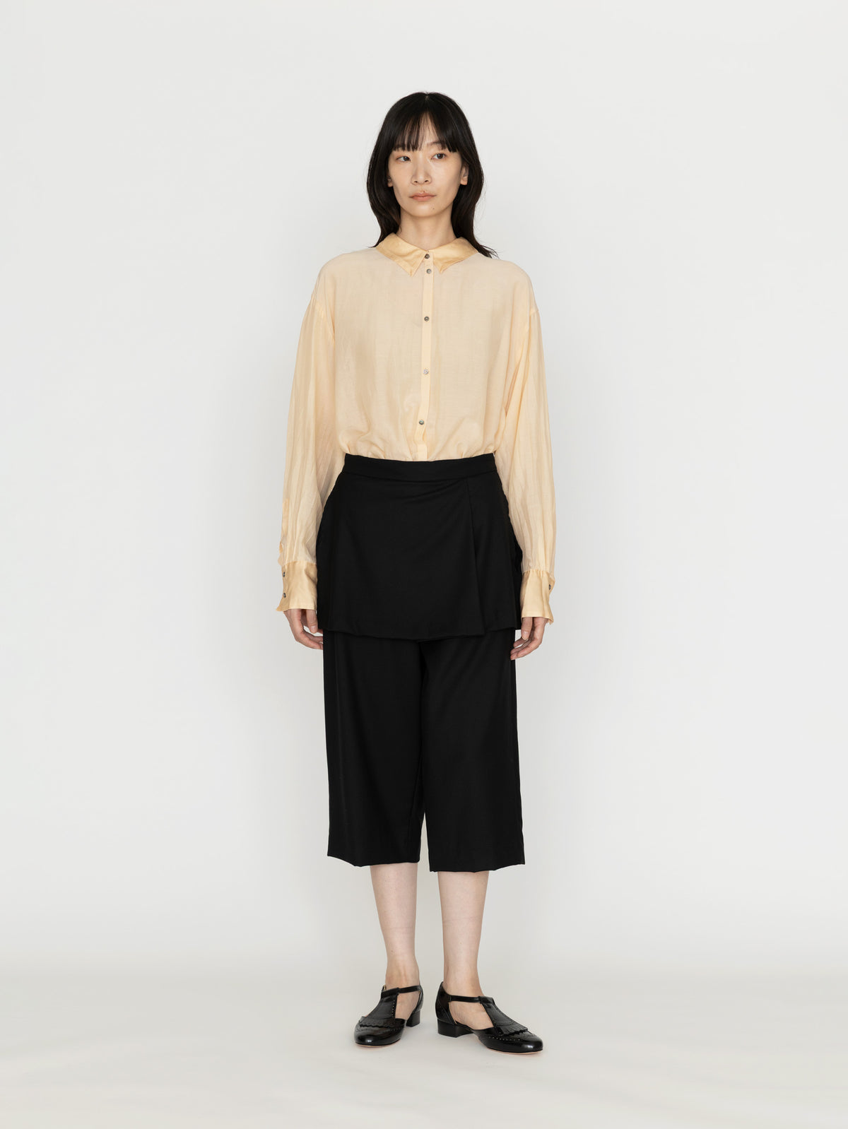 SEEALL | LAYERED KNEE PANTS SAW61 PT102