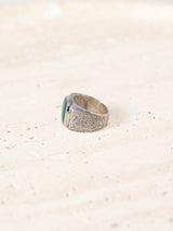 GEROCHRISTO | Silver Ring 925 with Green Agate 2965