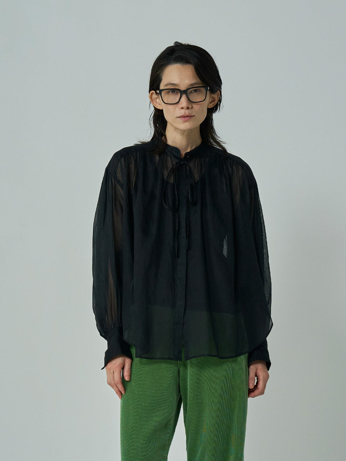 enrica | コットンオーガンジーブラウス  BLOUSE163