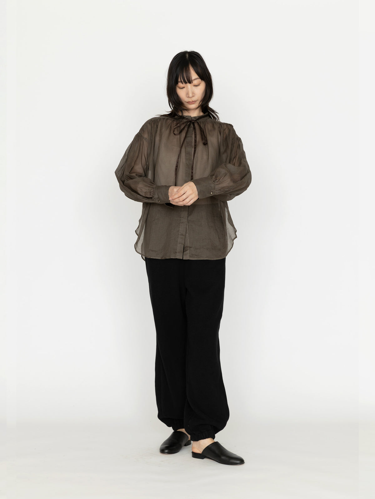 enrica | コットンオーガンジーブラウス H+HELIOTROPE色別注 BLOUSE163