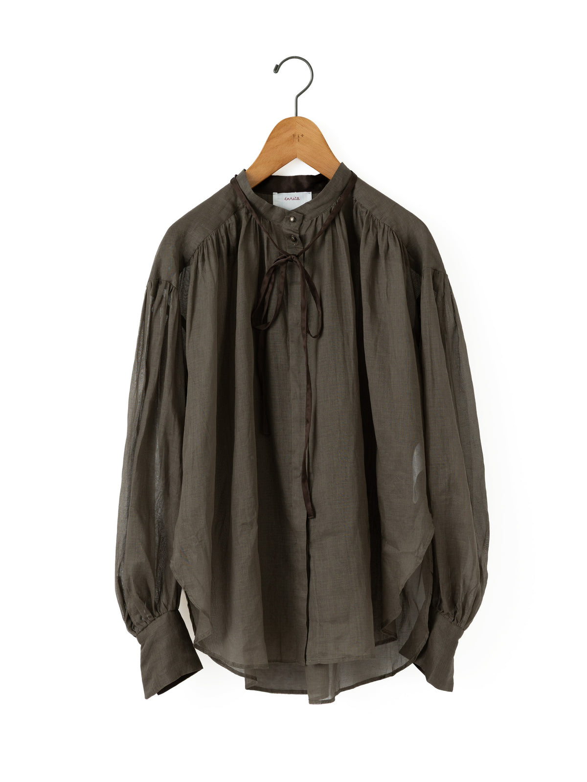 enrica | コットンオーガンジーブラウス H+HELIOTROPE色別注 BLOUSE163