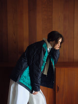 manipuri | ＜ミリタリージャケットUNISEX＞リバーシブル　クロスステッチバンダナ