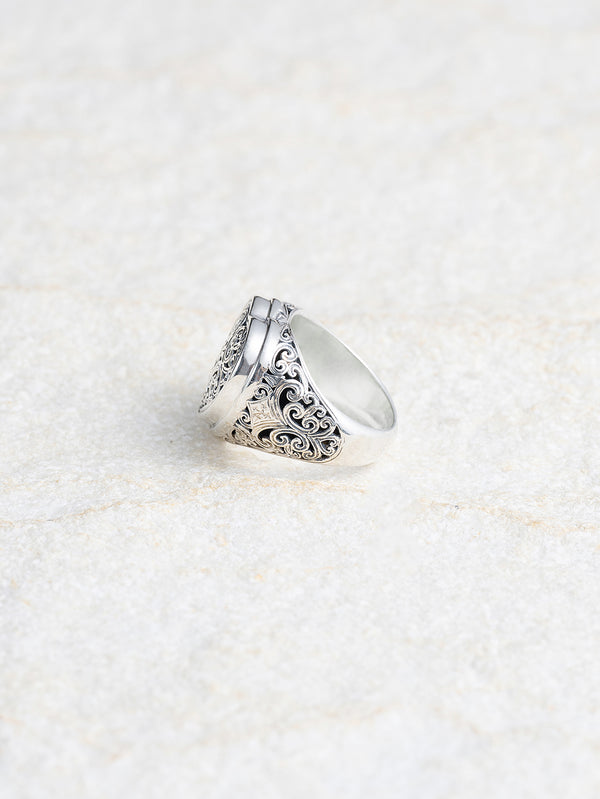 GEROCHRISTO | Mediterranean Heart Silver Ring