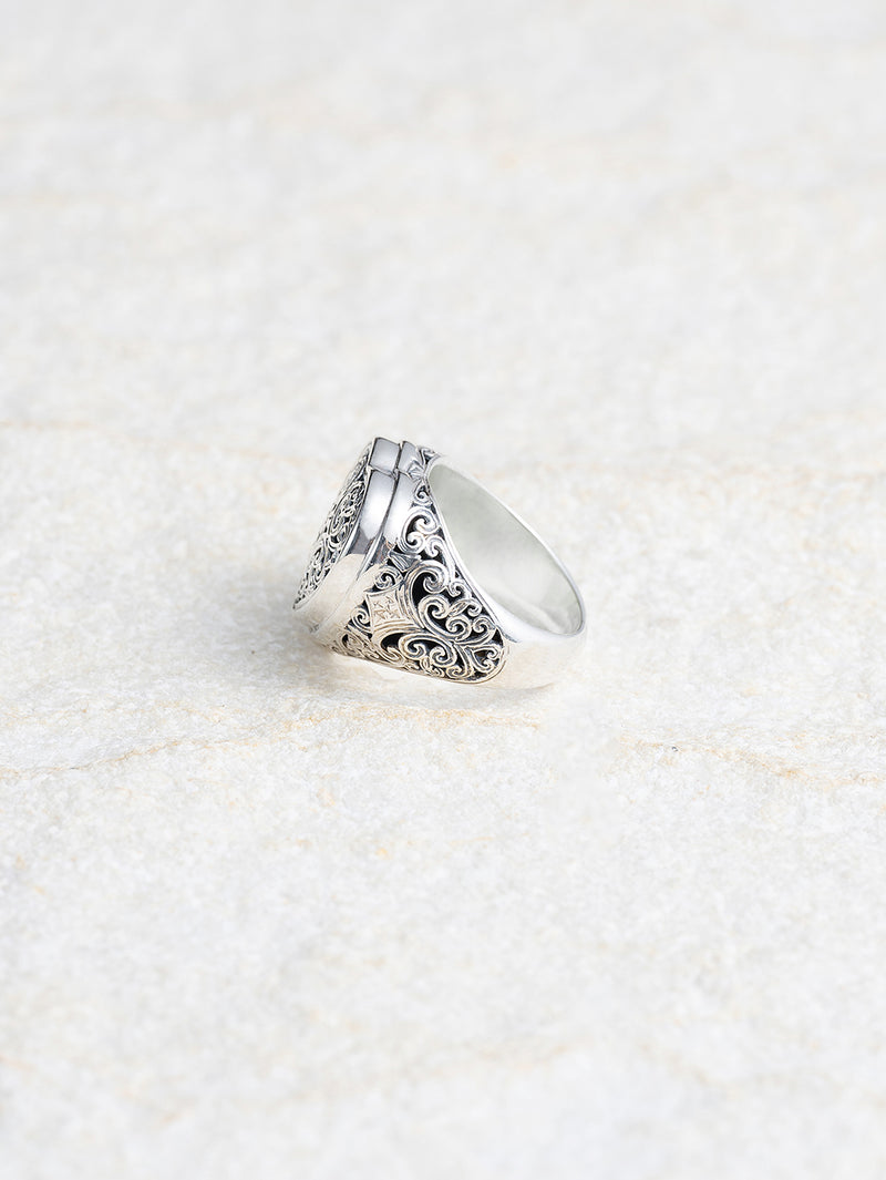 GEROCHRISTO | Mediterranean Heart Silver Ring
