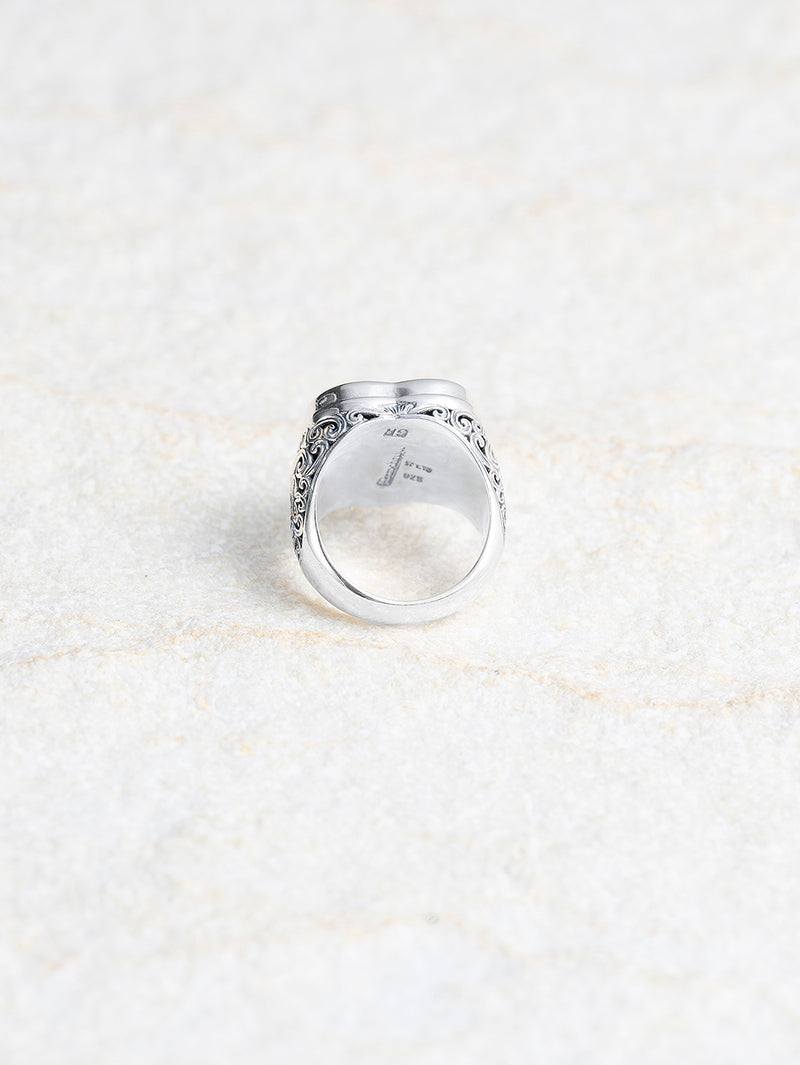 GEROCHRISTO | Mediterranean Heart Silver Ring