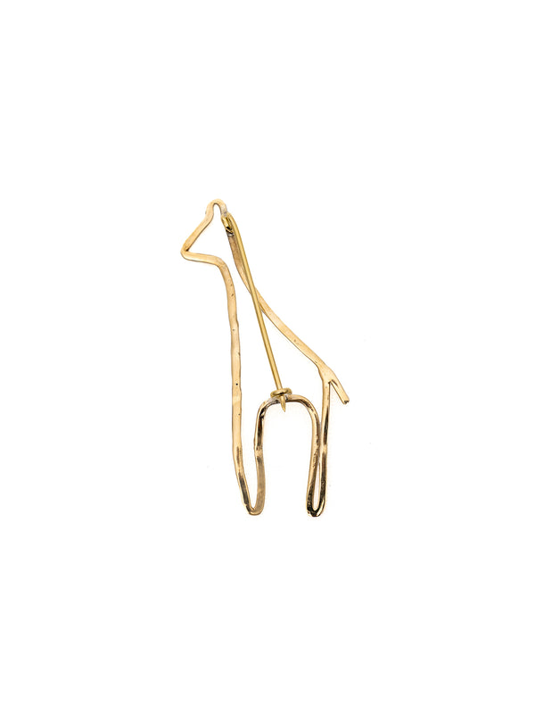 Miriam Nori  | spilla/broach/ spilla giraffa a cornice