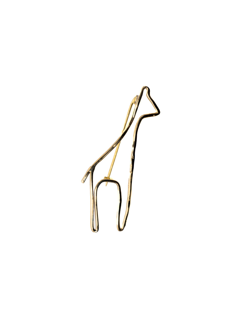 Miriam Nori  | spilla/broach/ spilla giraffa a cornice